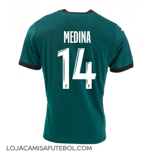 Camisa de Futebol RC Lens Facundo Medina #14 Equipamento Secundário 2024-25 Manga Curta